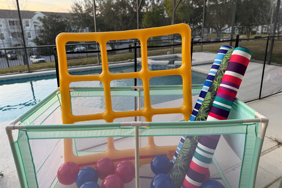 Pool toys.
