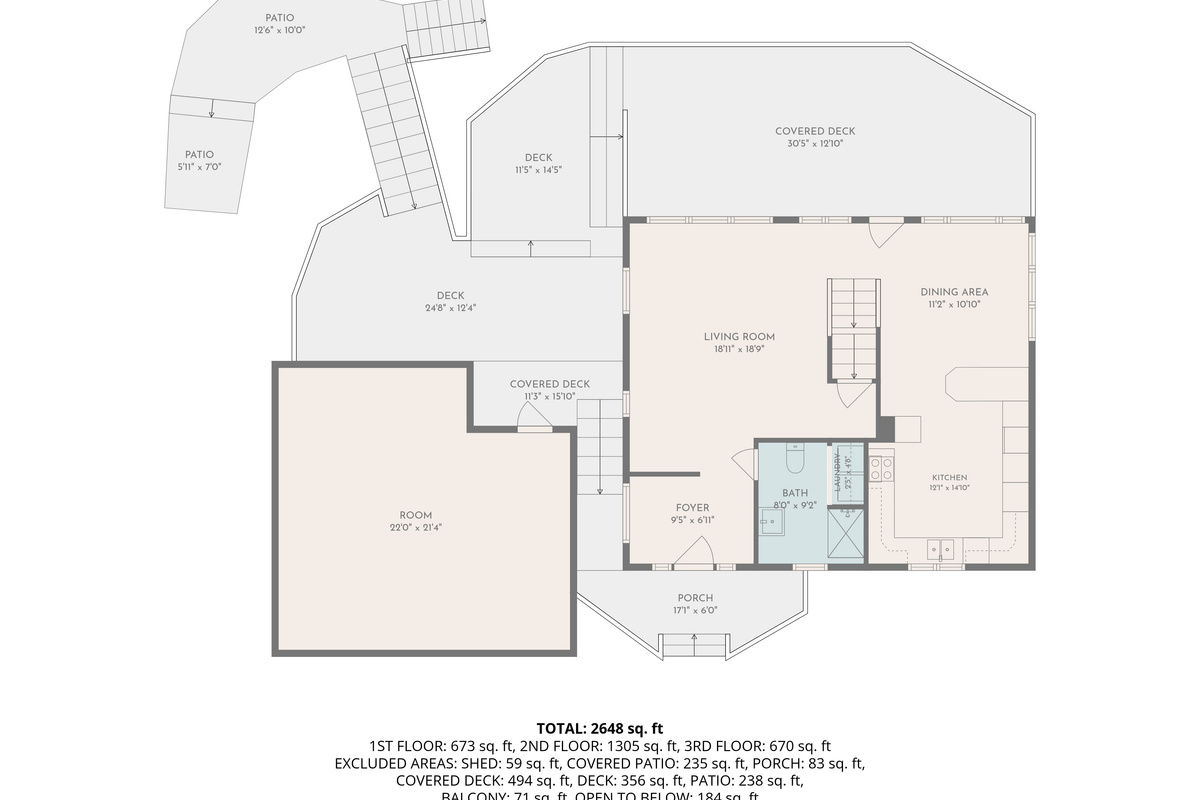 Camp Havon lower level layout