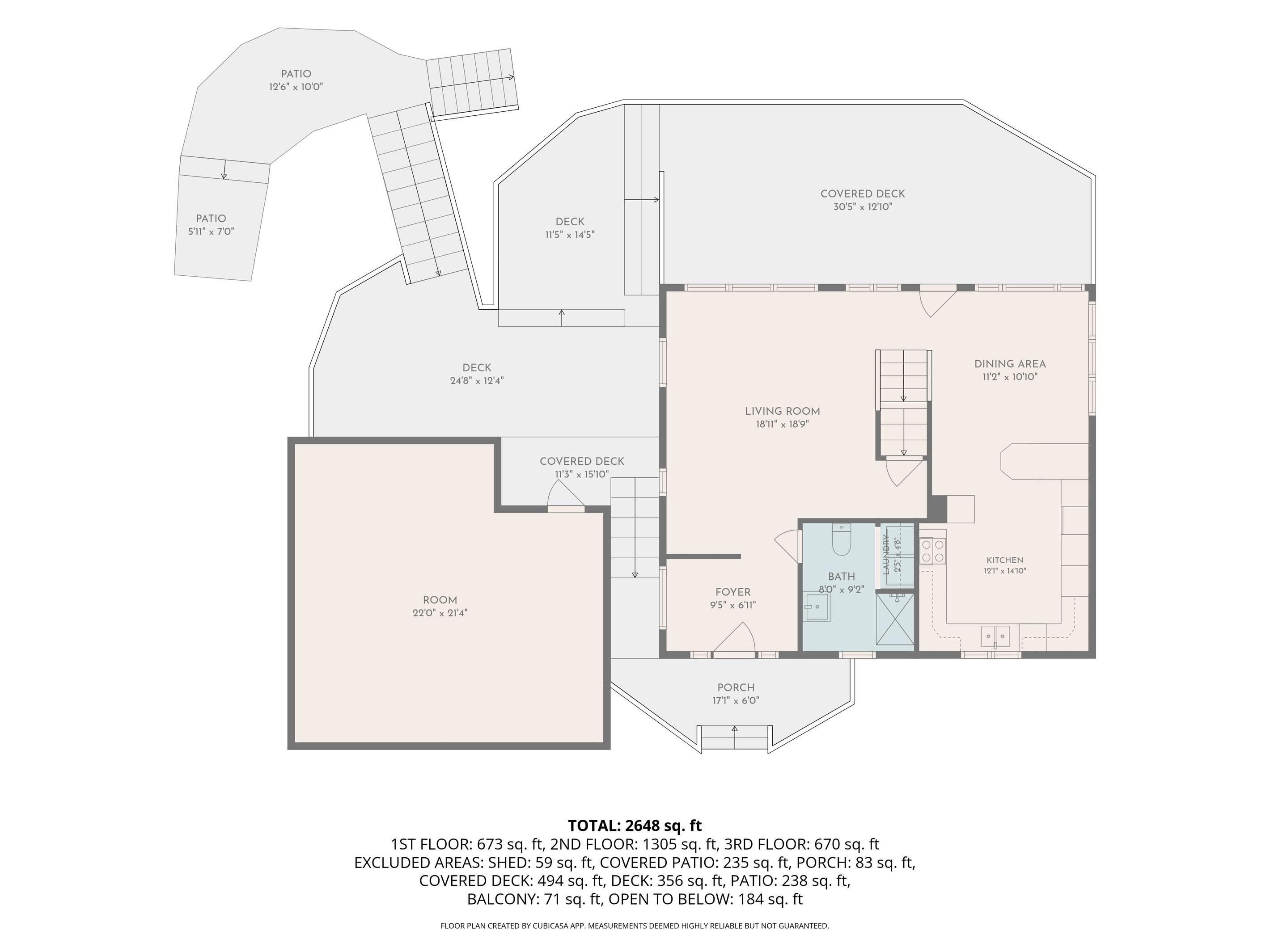 Camp Havon lower level layout