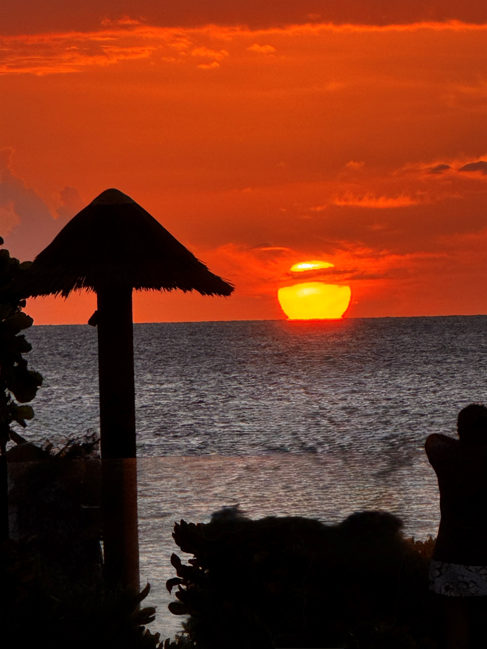 Enjoy a vivid, glowing sunset every evening.