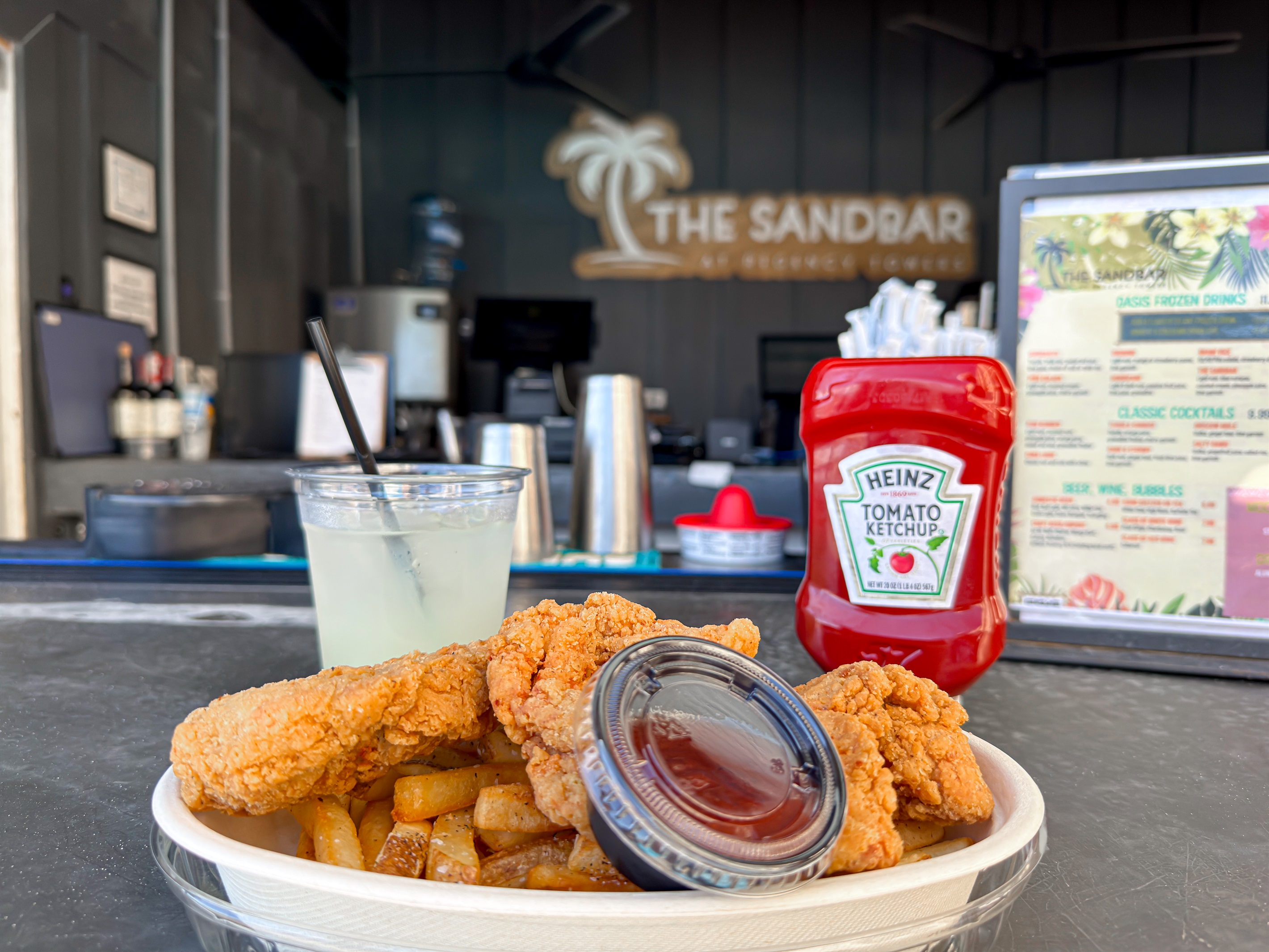 The pool in Beachside tiki bar offers excellent food, choices, delicious cocktails, and ice cold beer all without having to leave the pool and beach.