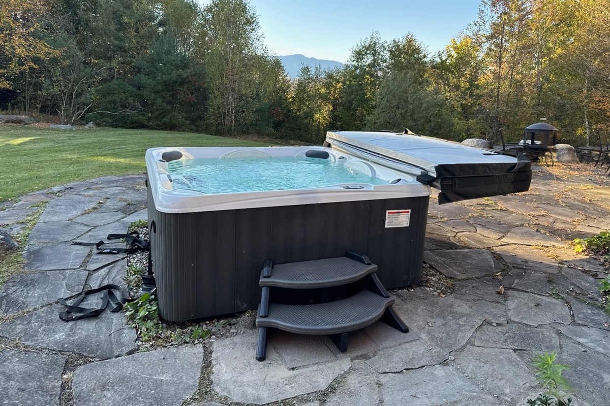 Hot tub with a view!