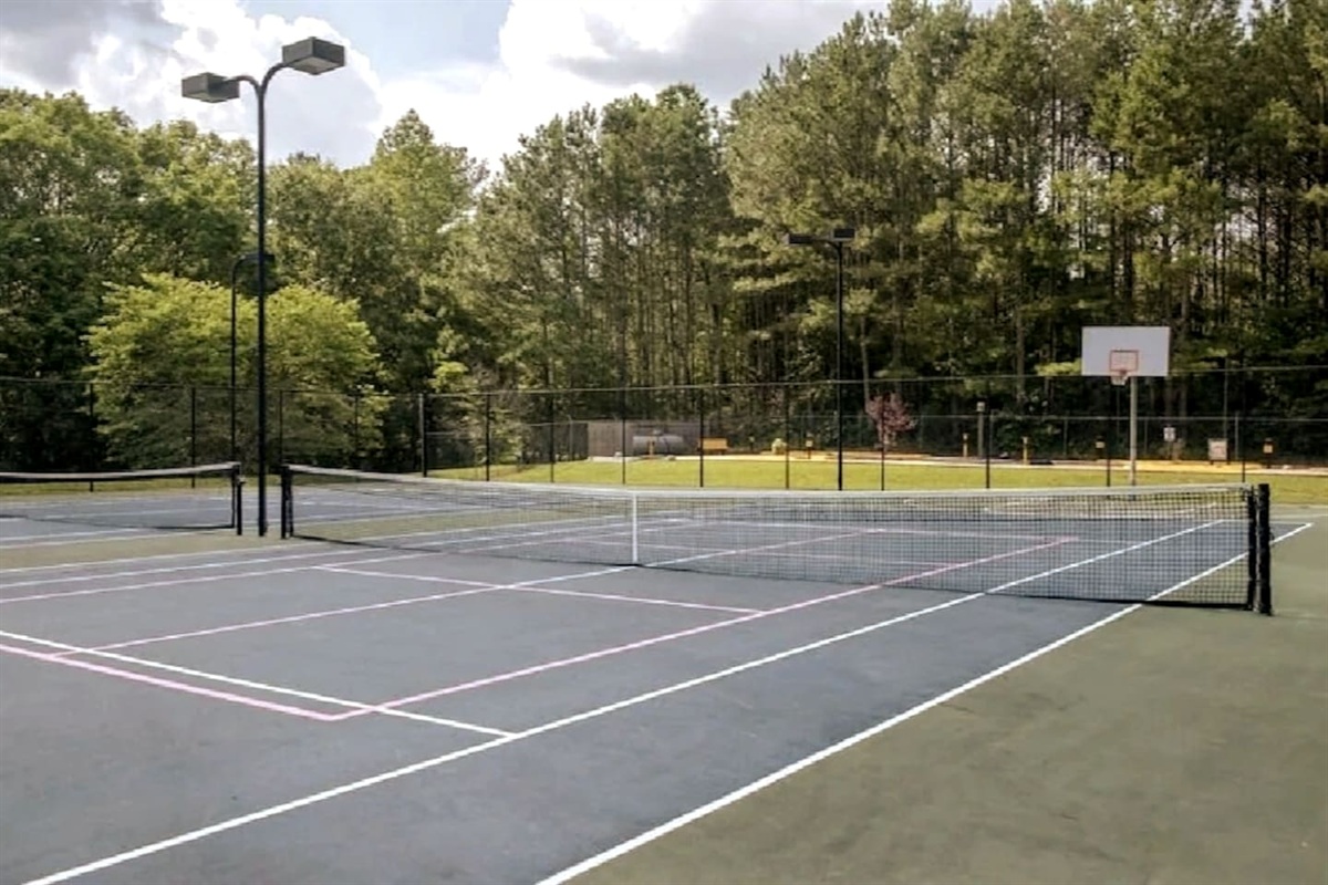 Tennis and basketball