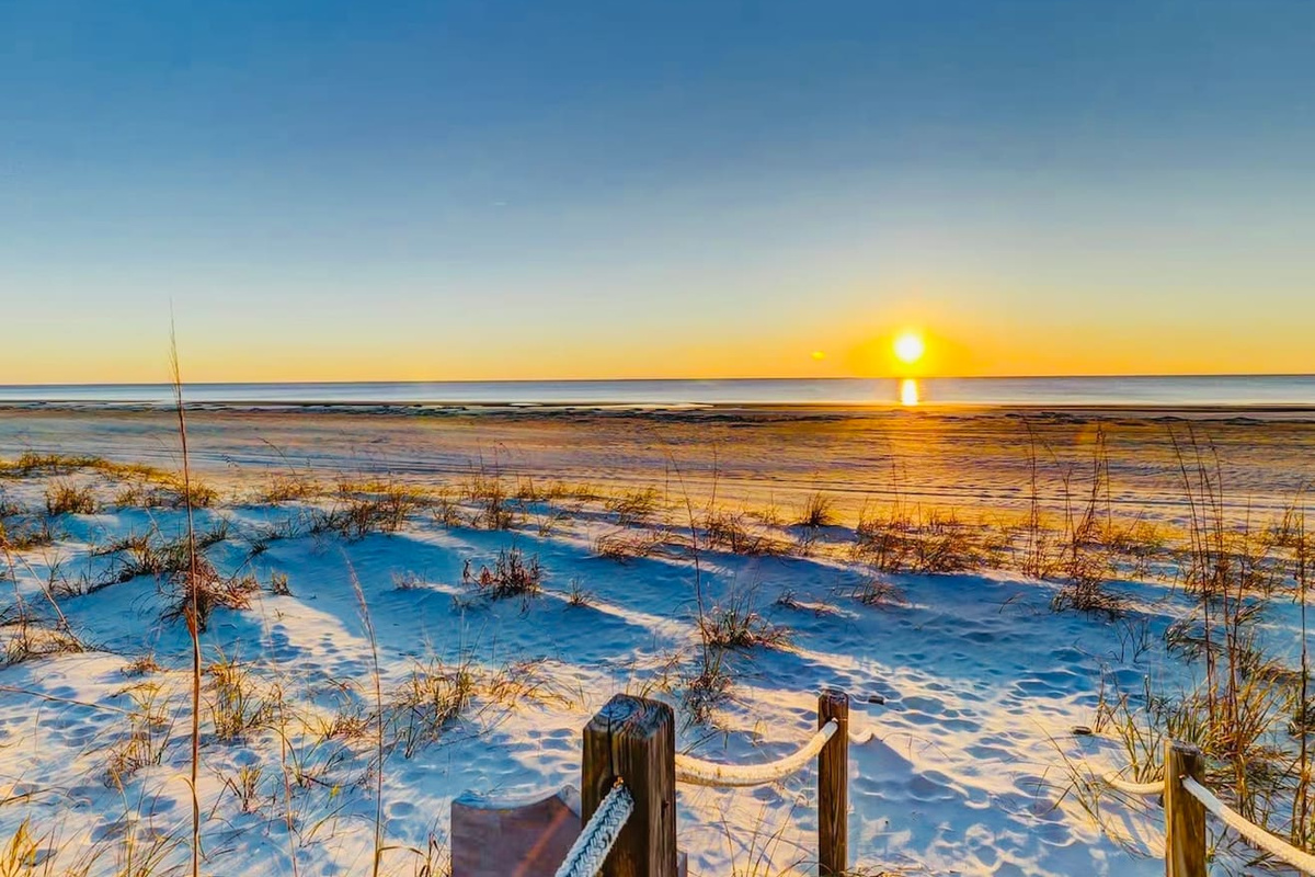 Sunrise on the beach