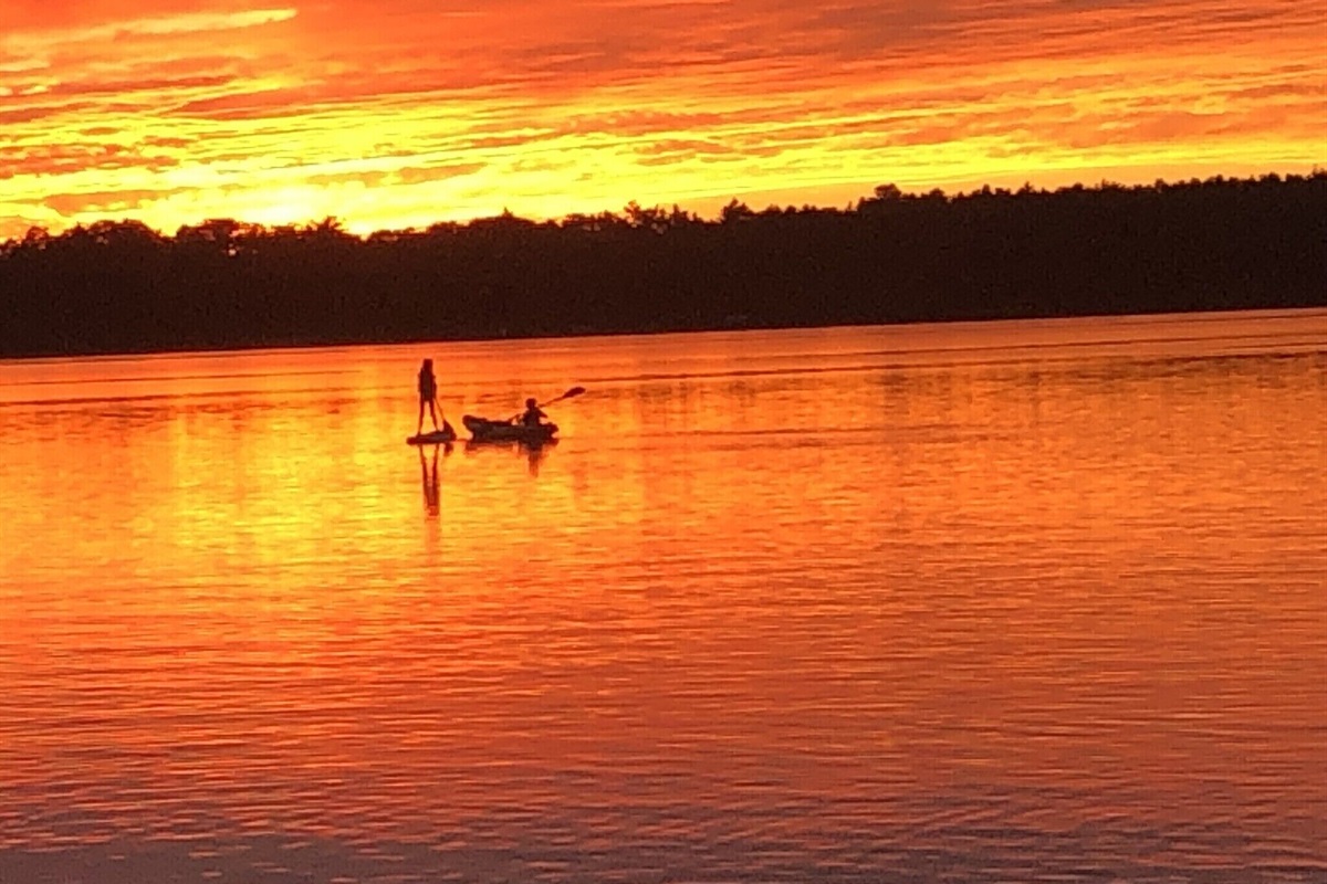 Sunset Views from the deck and pier