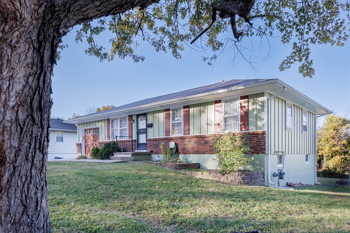 Full front exterior view showcasing the home’s approachable design and peaceful neighborhood feel.