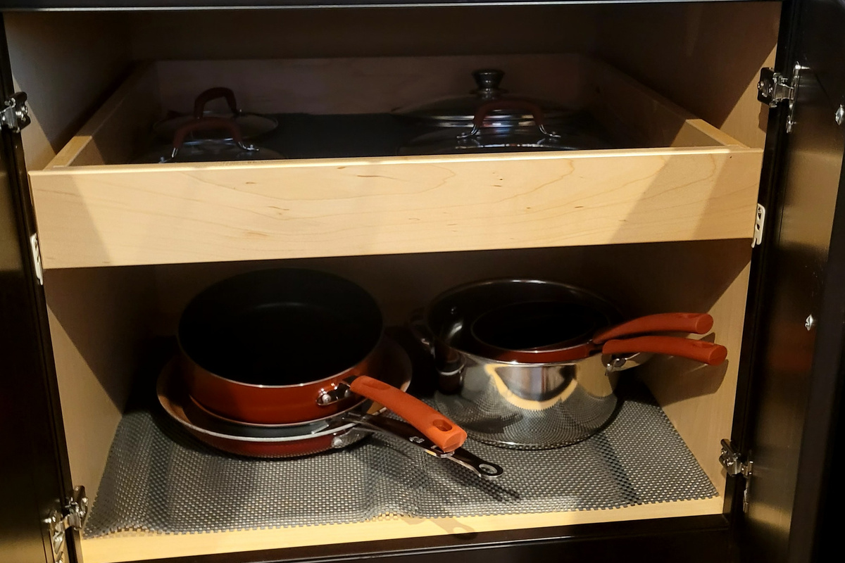 Pots and pans galore