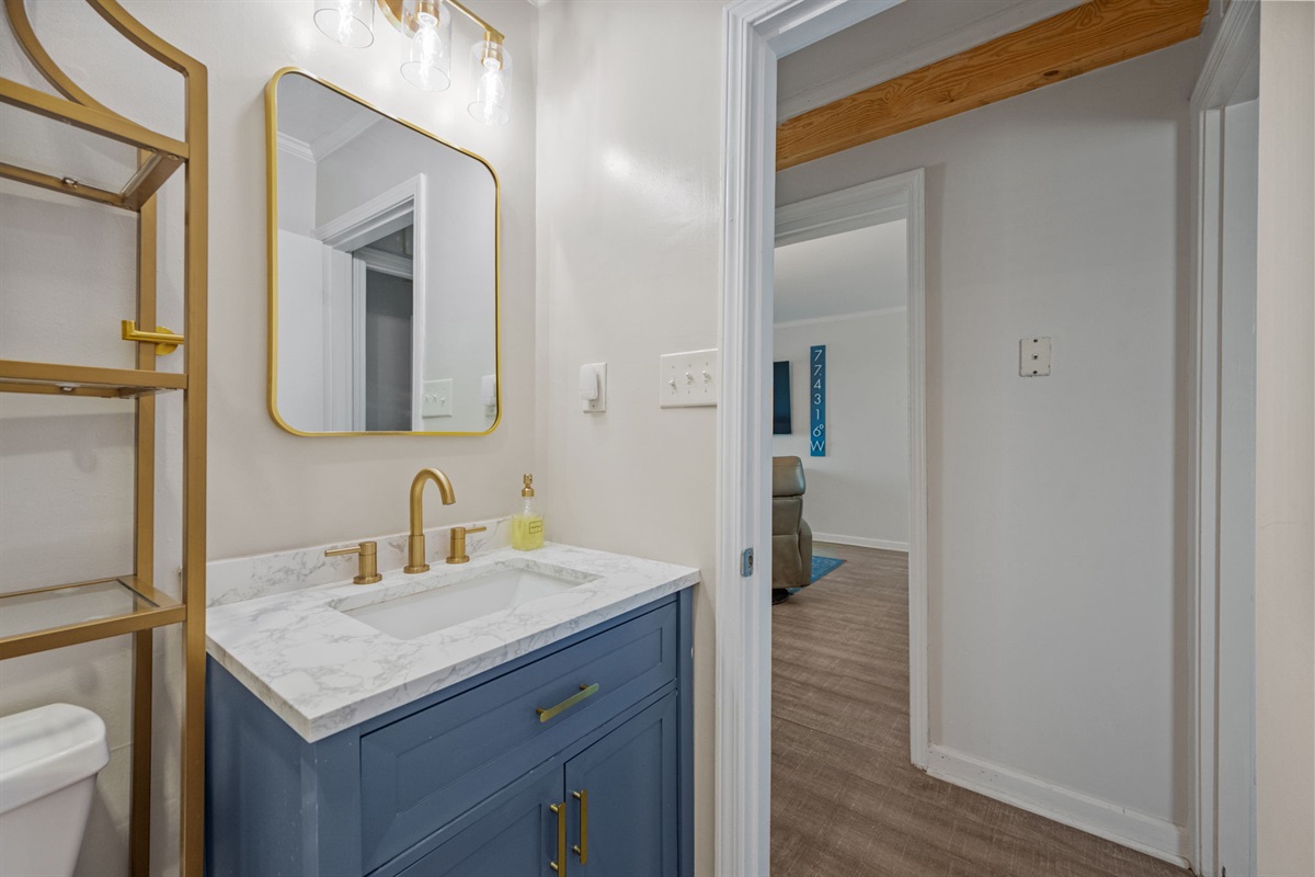 Fully renovated, spacious bathroom