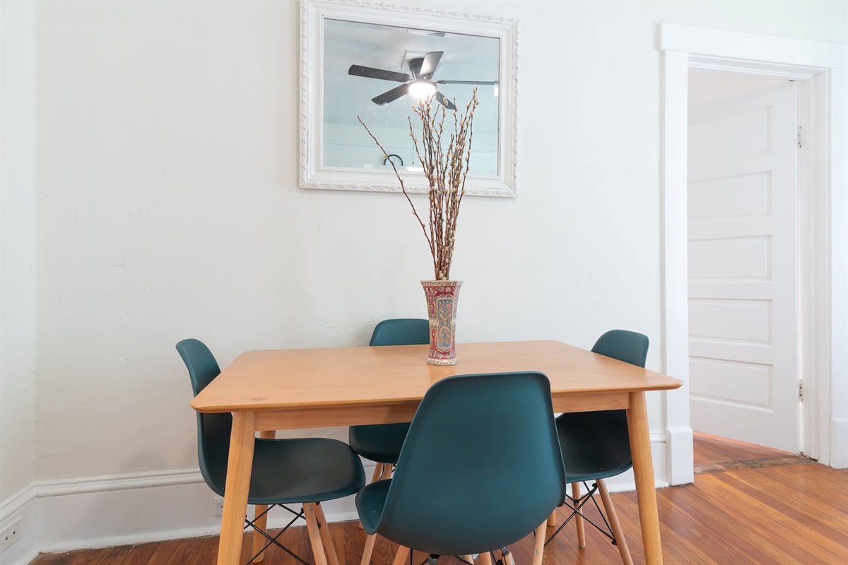 Dining space to bring people together. 