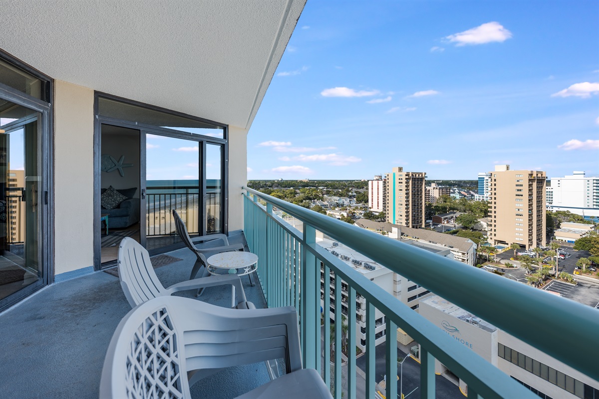 Amazing View from the Balcony!