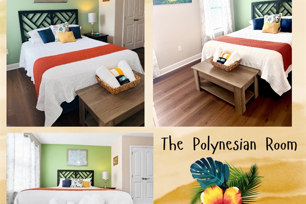 The Polynesian Room Queen Bed