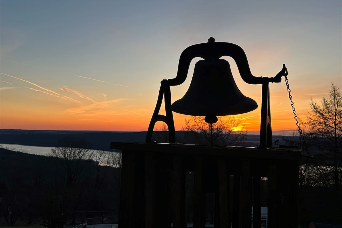 Sunrise from the deck