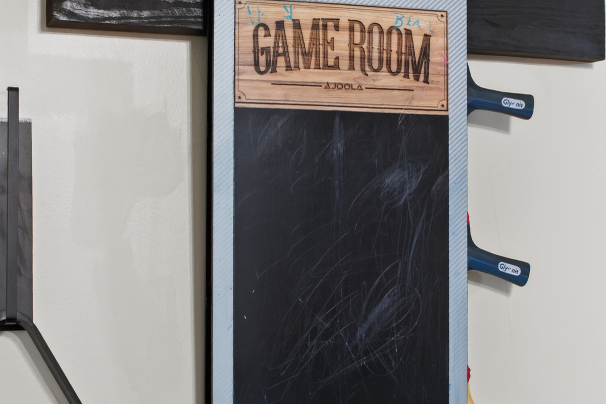 Game Room: Unleash your competitive spirit with games galore and fun chalkboard challenges!