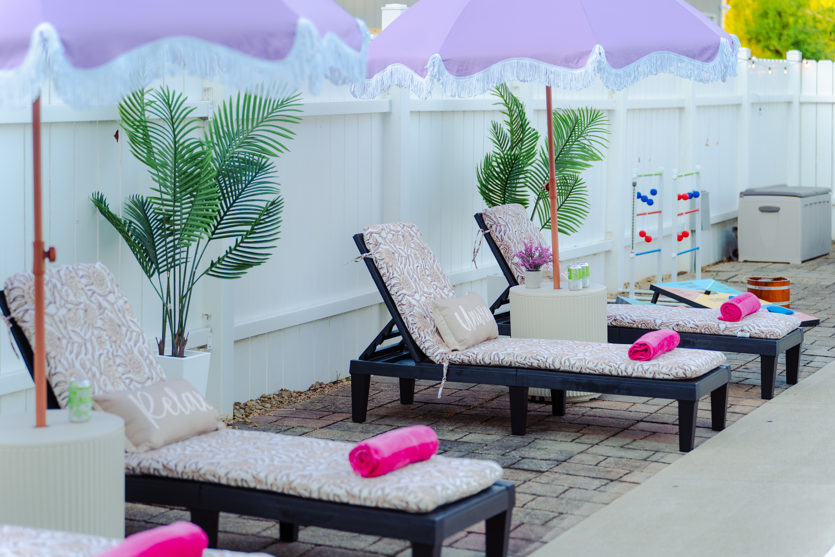 Lounge, relax, and enjoy a slower pace surrounded by nature.