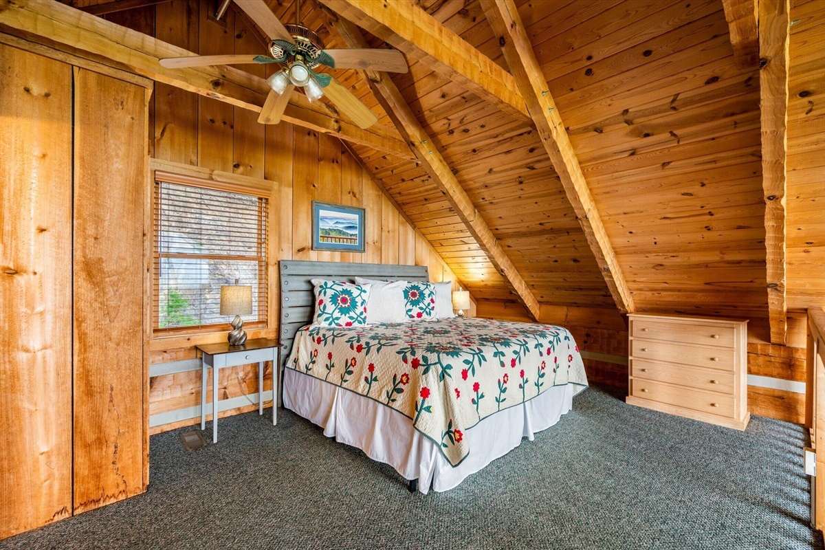 Upstairs Loft King Bedroom