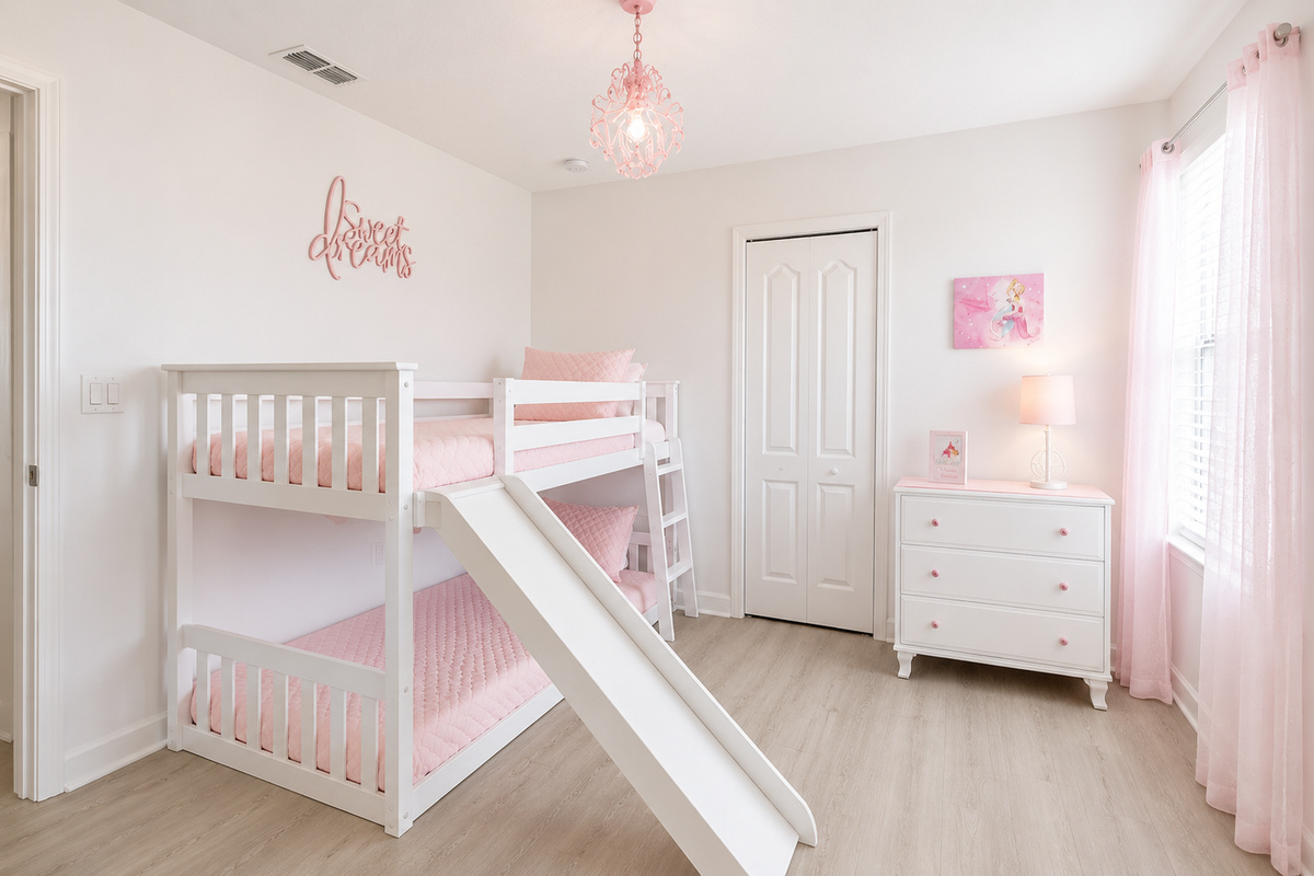 Magic Kingdom Princess Bunk Bed