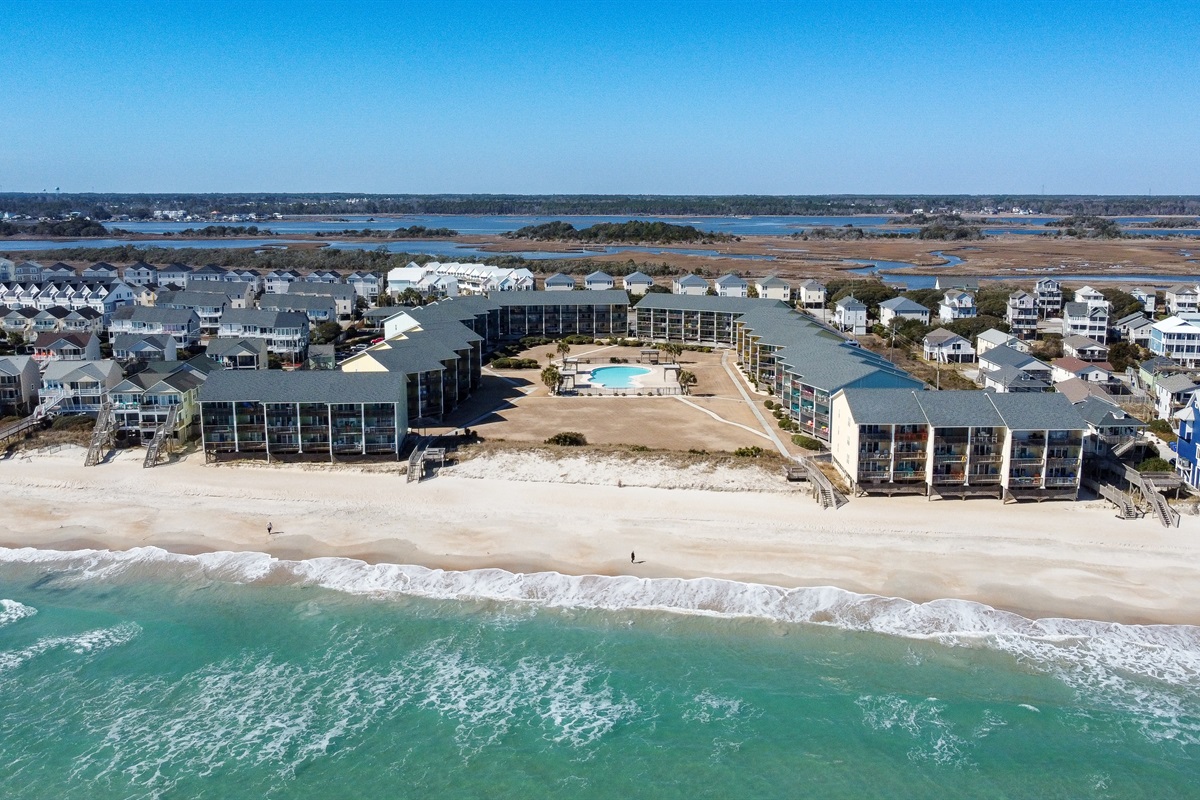 The beach and Surf Condos