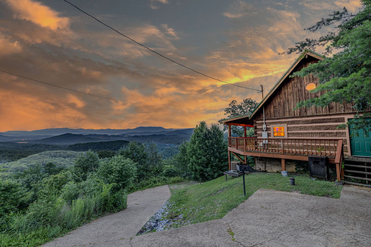 Arrive to peaceful mountain views and a cabin all your own