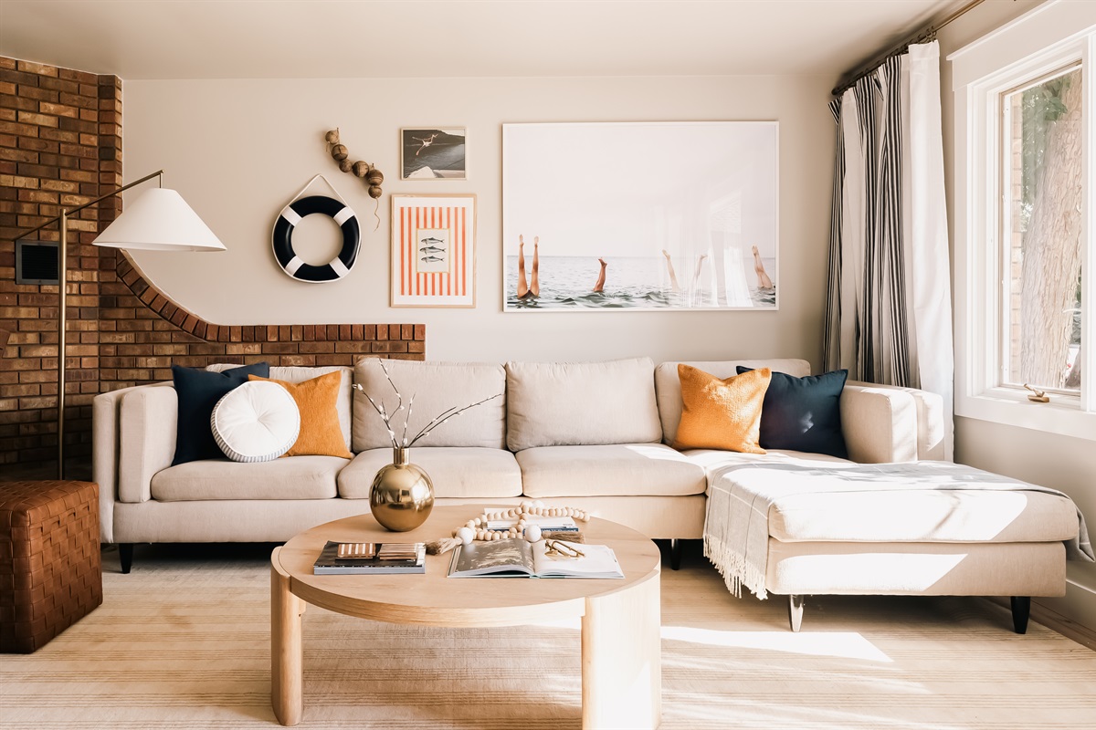 Spacious family room for downtime and togetherness.