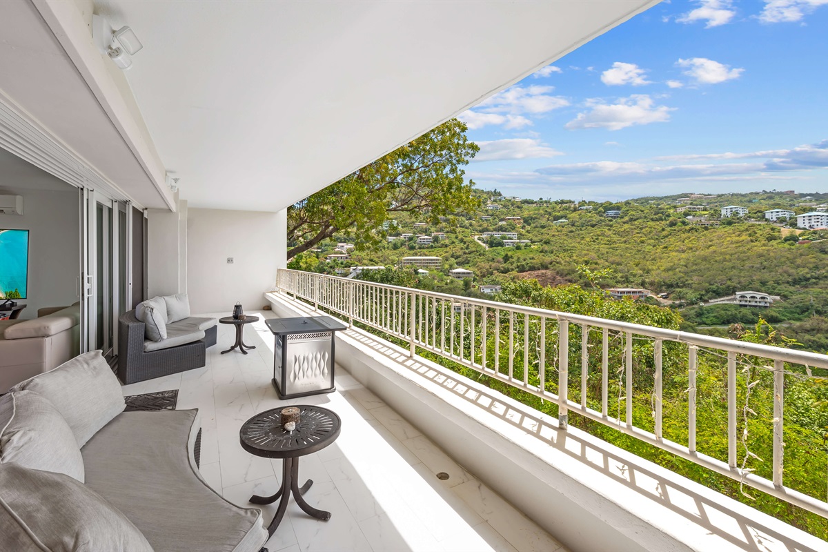 Lounge seating to enjoy the views at the end of the day
