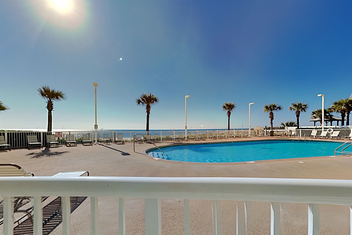 View from the balcony