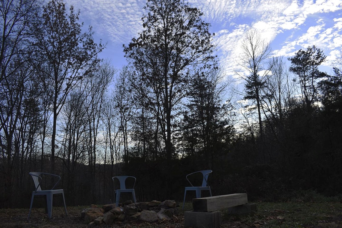 Beautiful views from fire pit