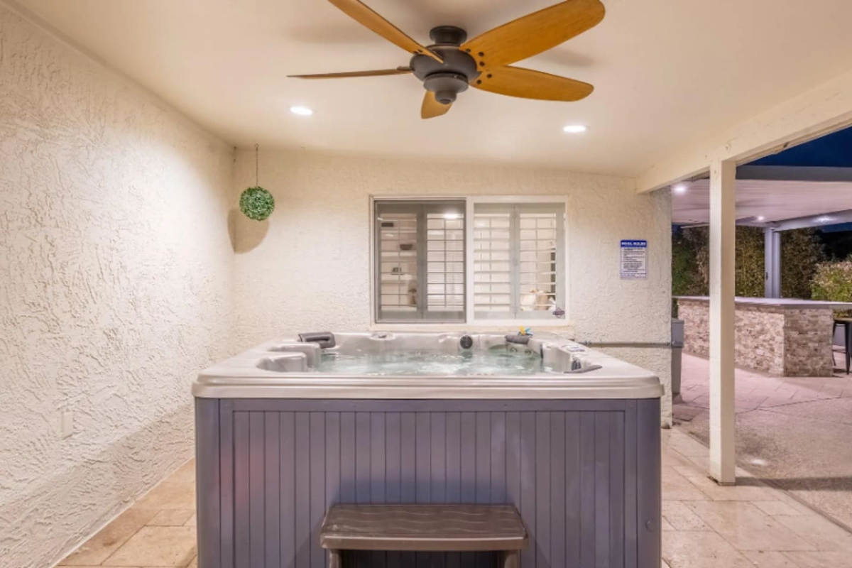 A second hot tub for the crew that wants their own quiet corner to soak in.