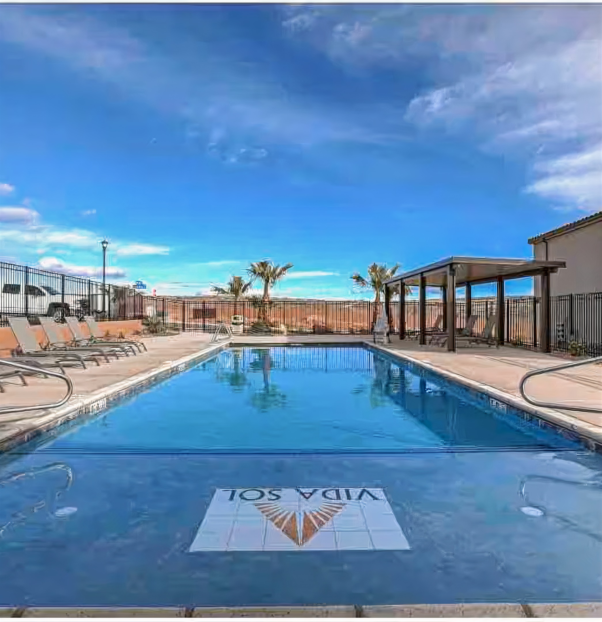 Take a refreshing dip in the heated community pool.