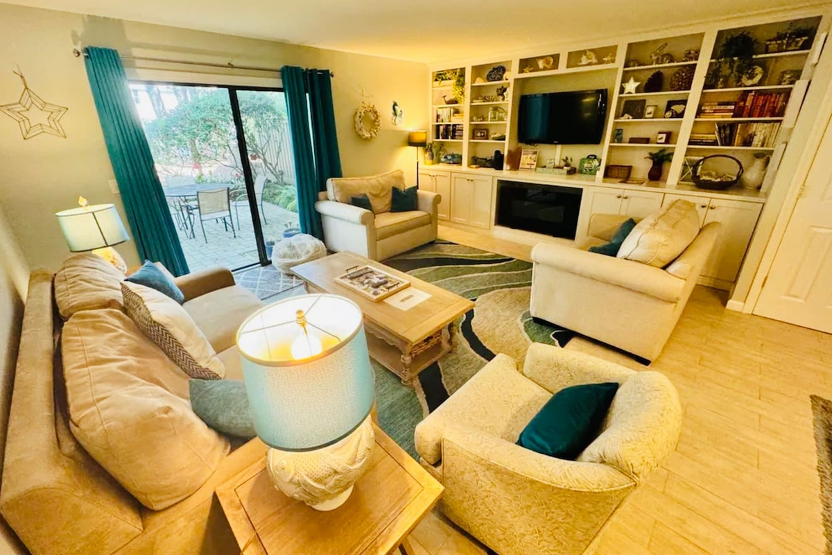 Living room with Smart TV