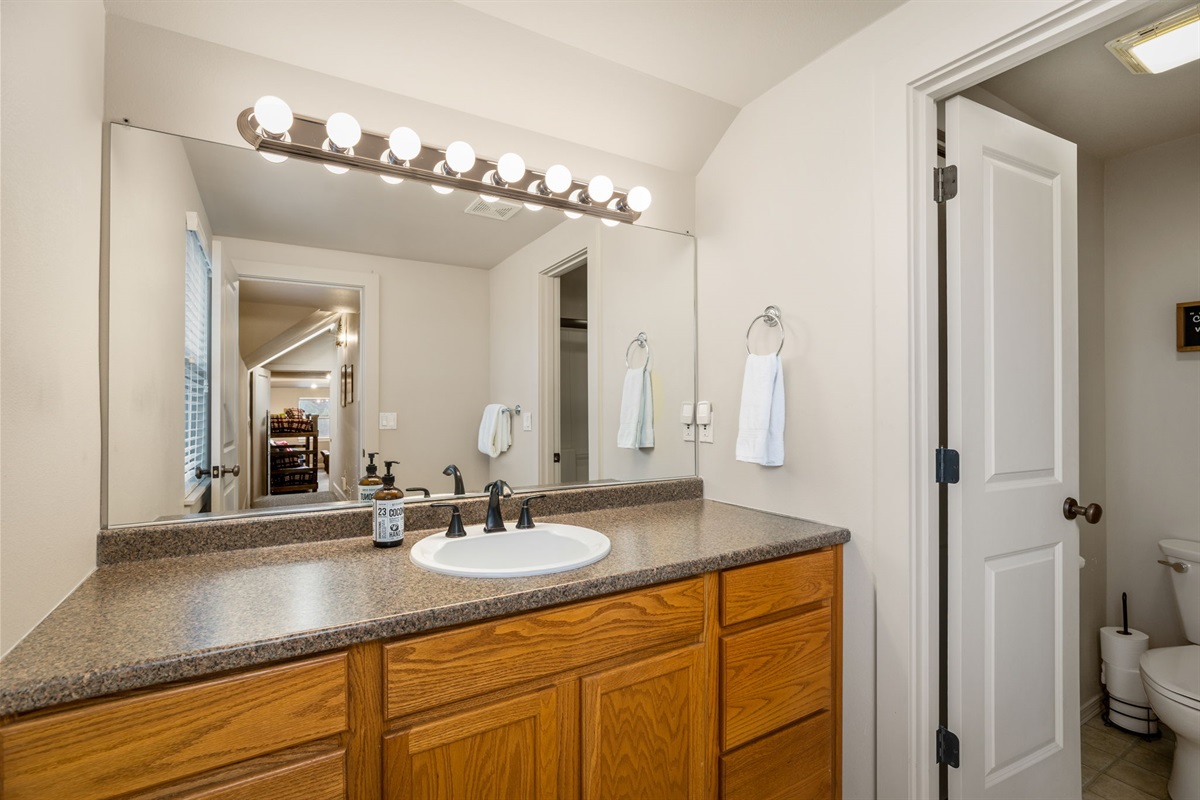 Upstairs bathroom