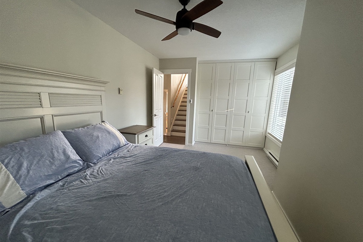 Second bdrm view to loft stairs