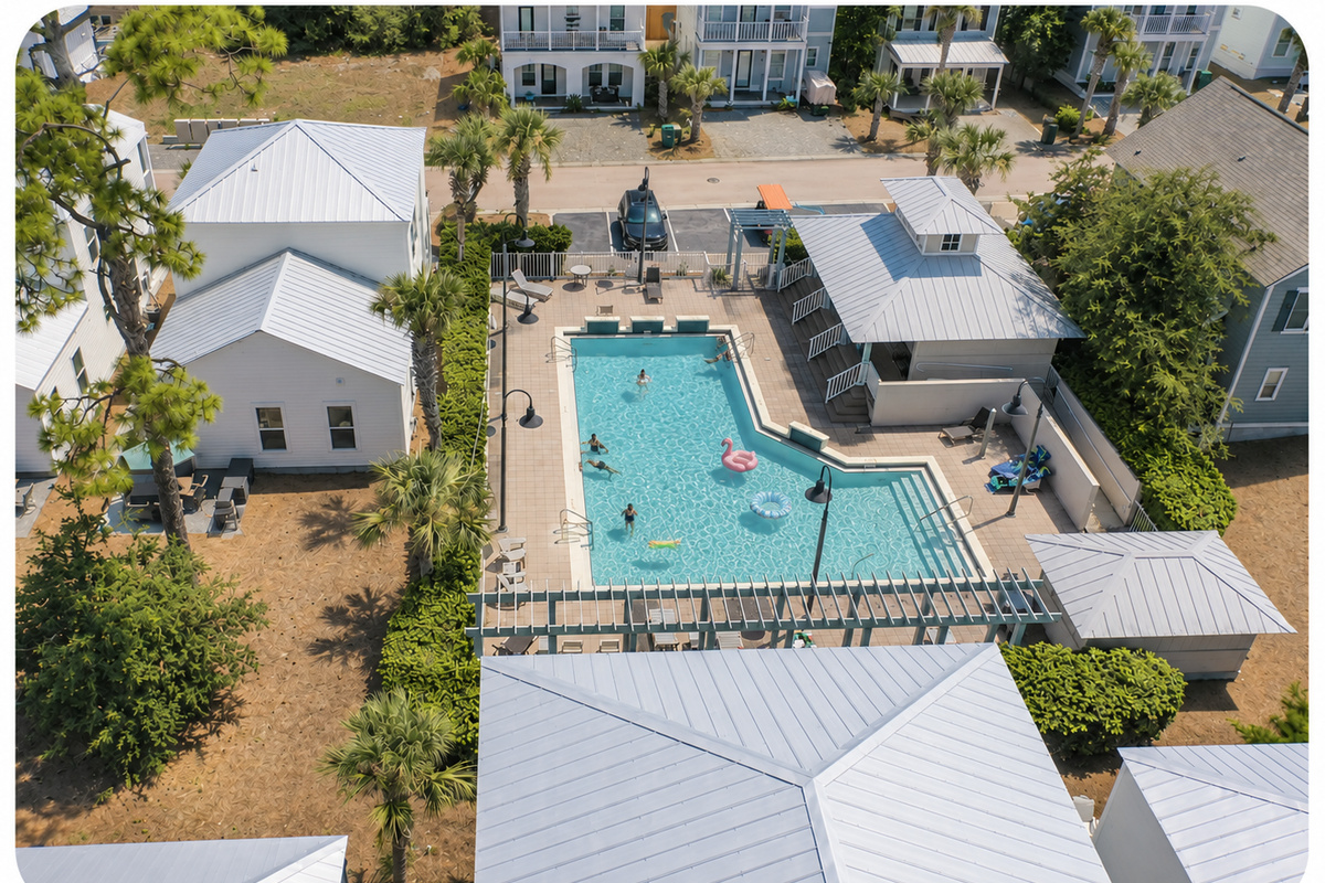 Community Pool is right next door