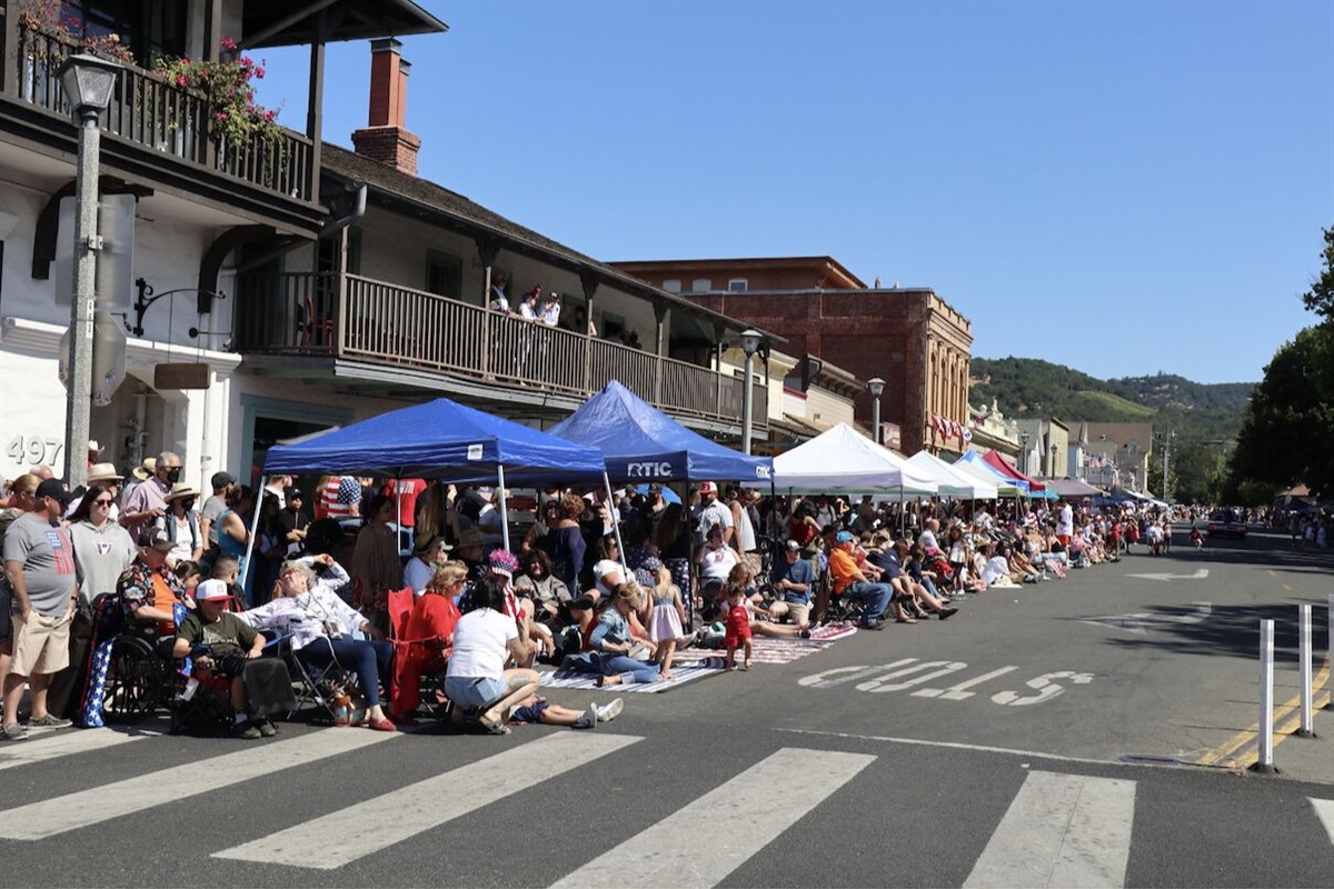 One of the many festivals Sonoma is known for, July 4th.