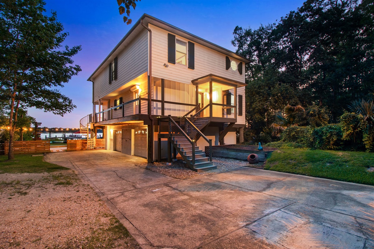 Long driveway! 