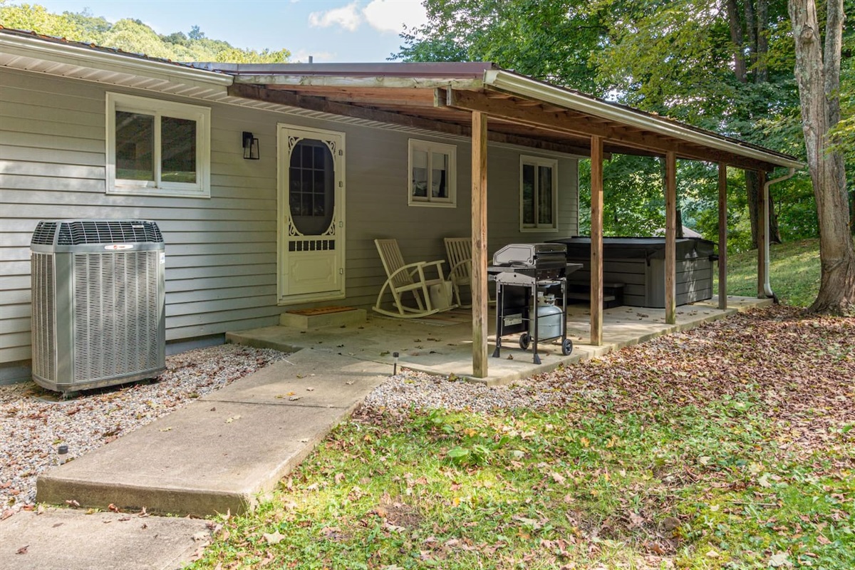 Back of the Home / Main Entrance