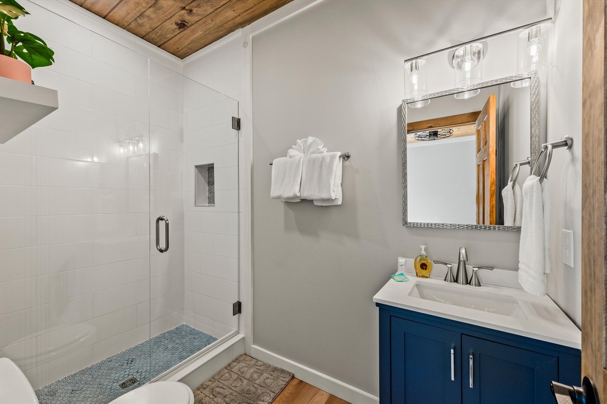 Sanitized, sparkling, immaculate, polished, refreshed.