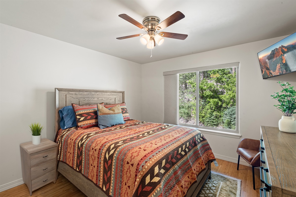 Lower Level- Bedroom 2- Queen bed