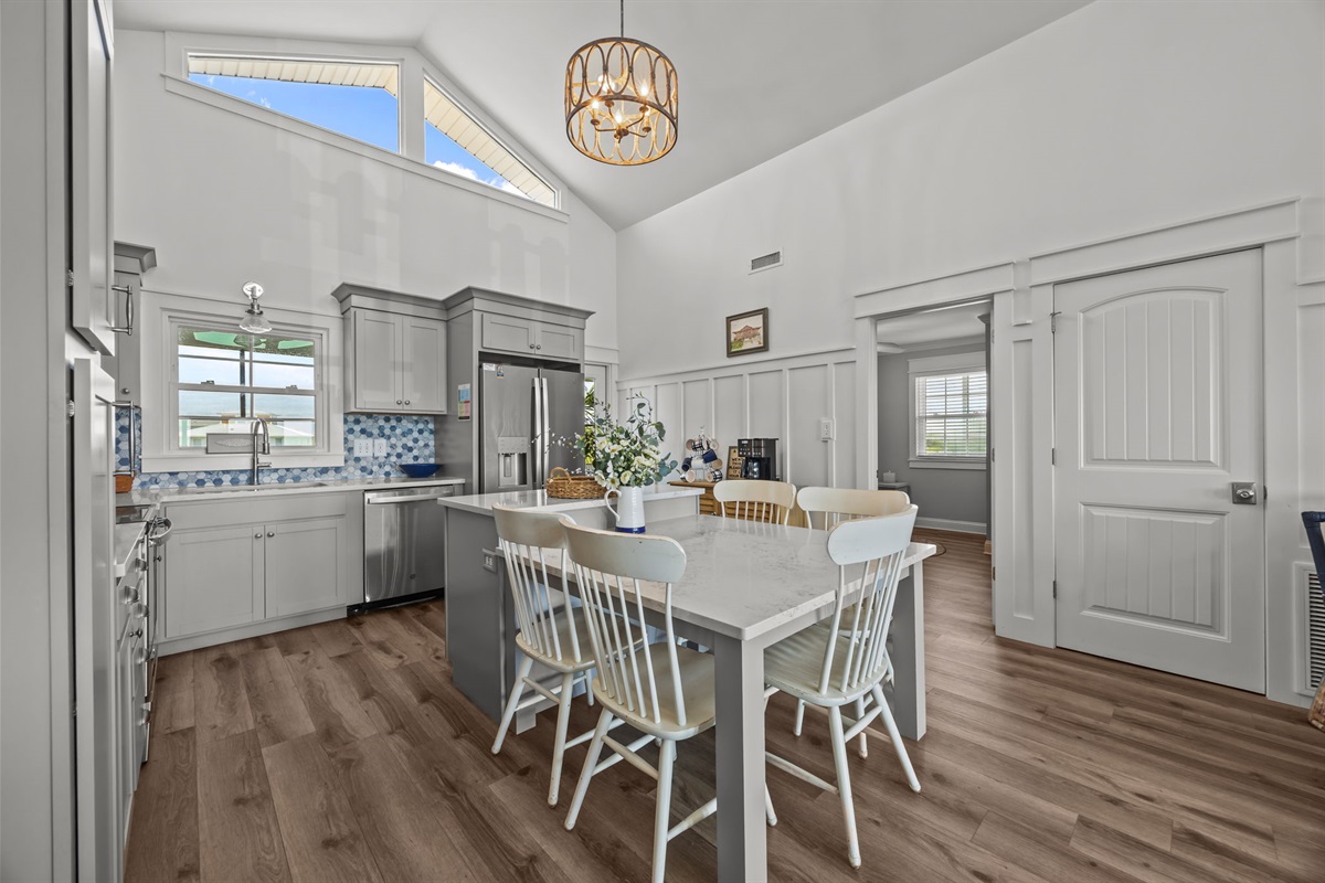 Dining table with seating for five — perfect for shared meals and memories