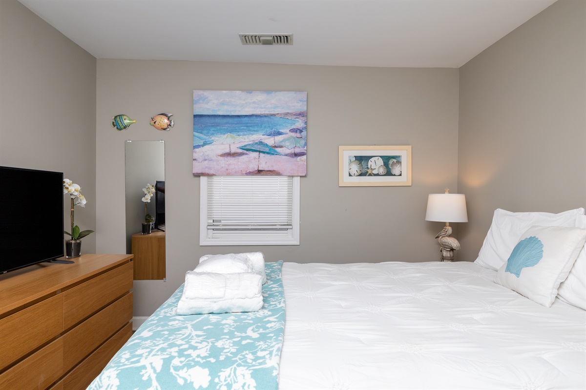 Fresh linens and towels