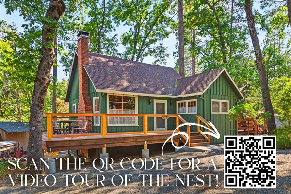 Scan the QR code to take a video tour and see what makes this getaway so special.