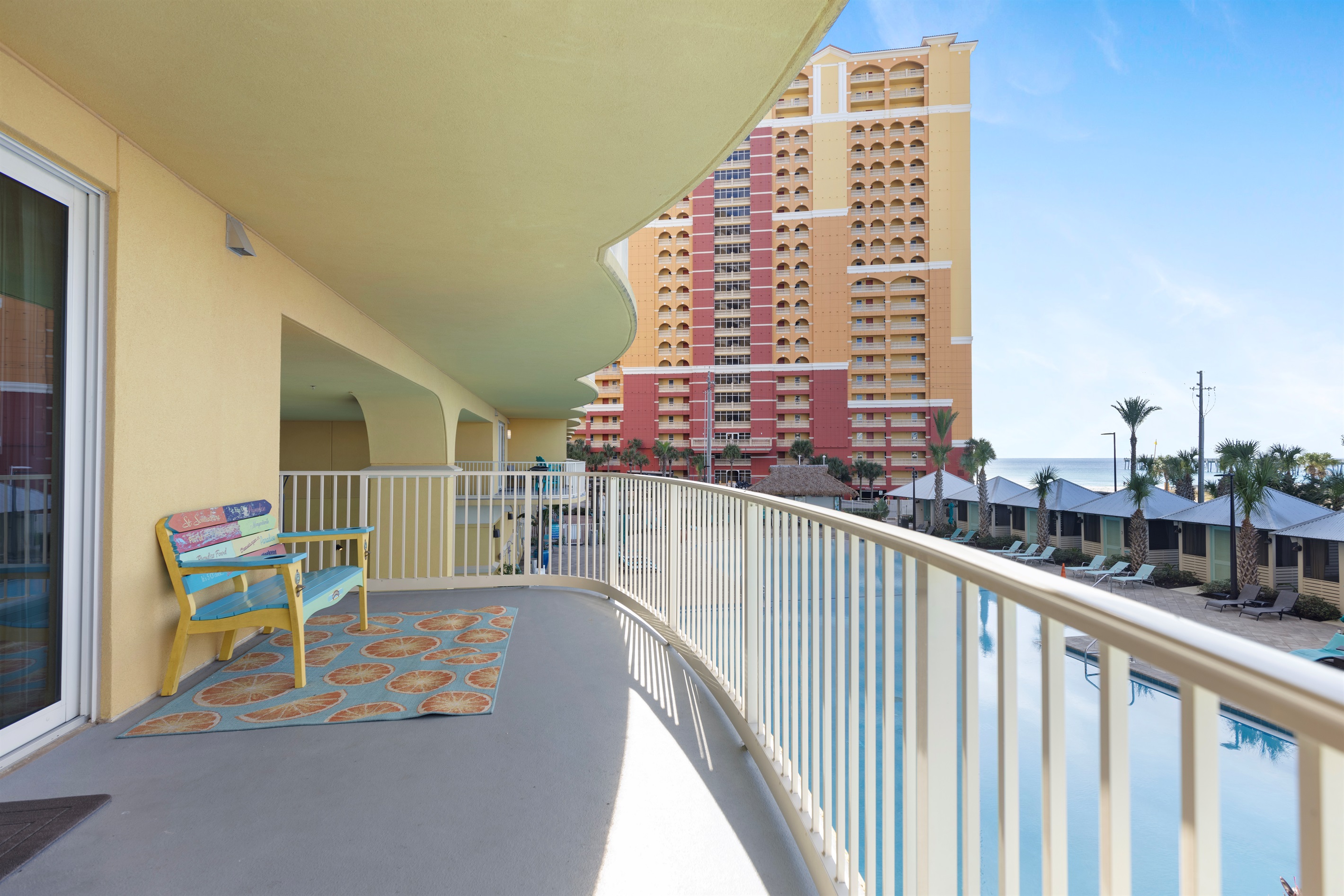 Gulf Views from Wraparound Balcony