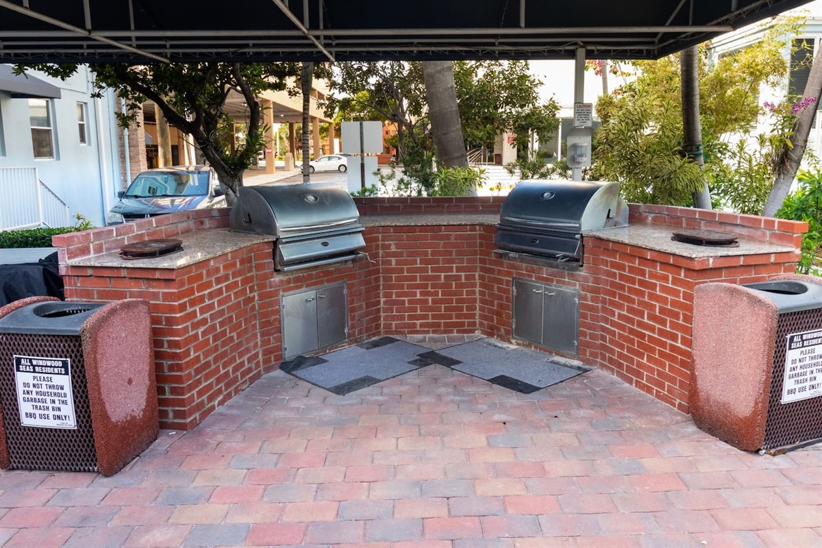 Common barbeque area
