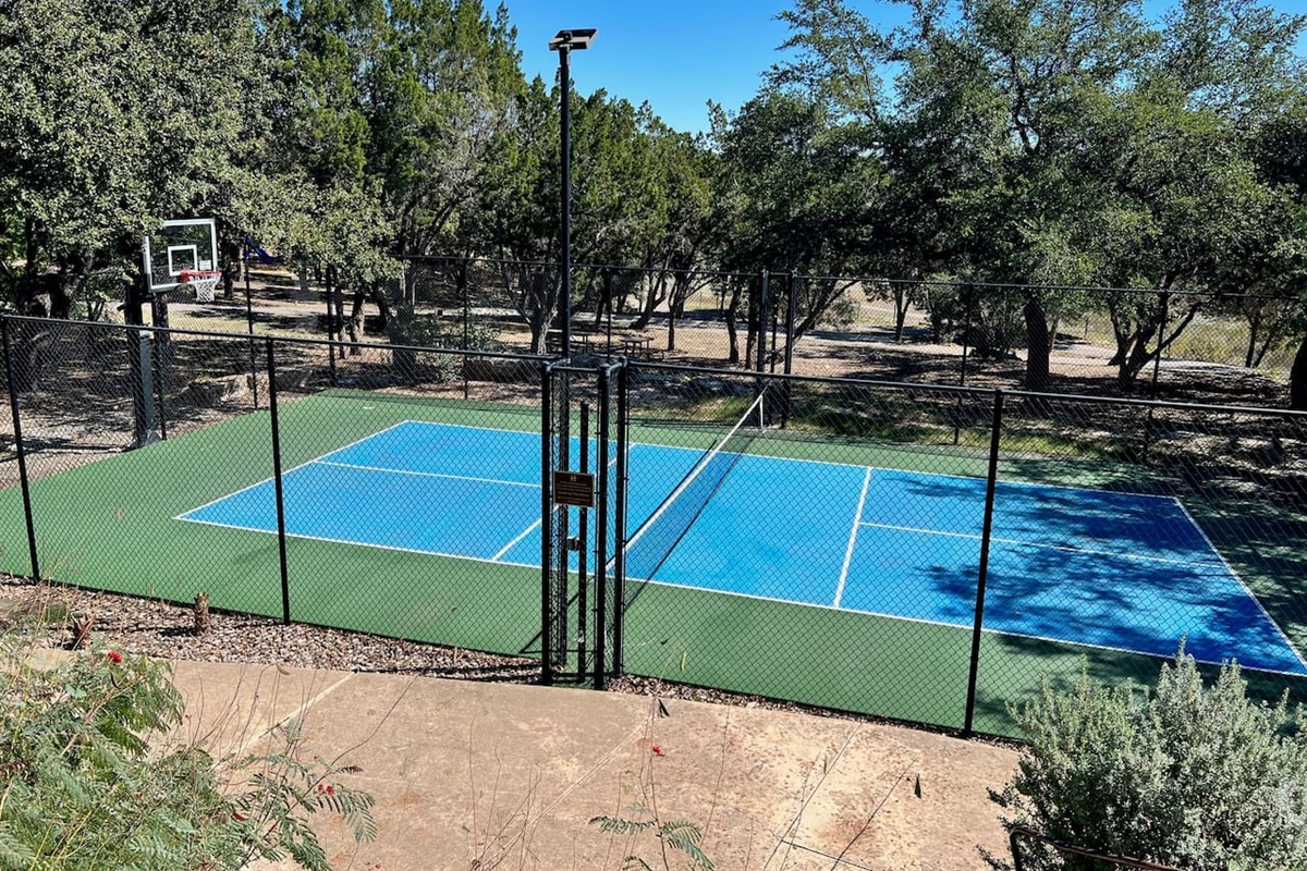 Beach Club Pickle Ball & Basketball Court