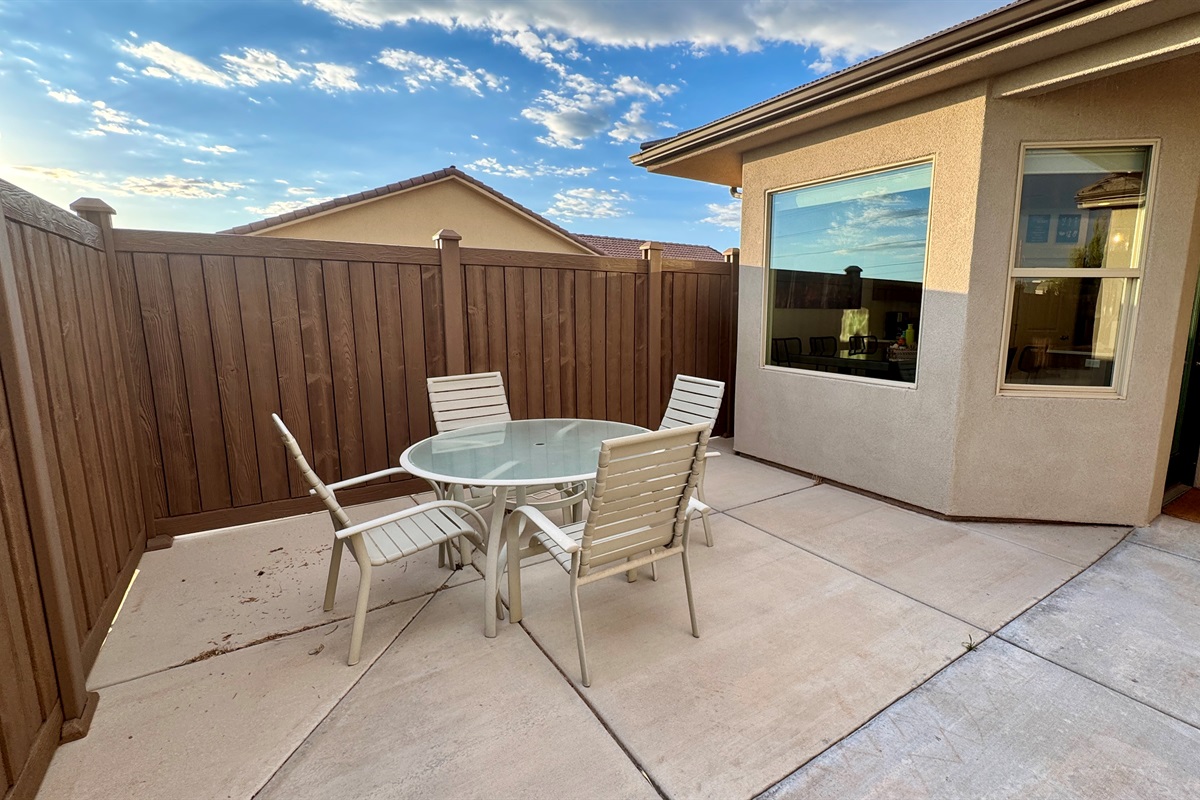 Patio Dining Area