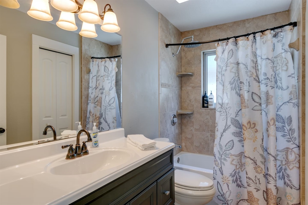 Hall Bath with Tub/Shower Combo