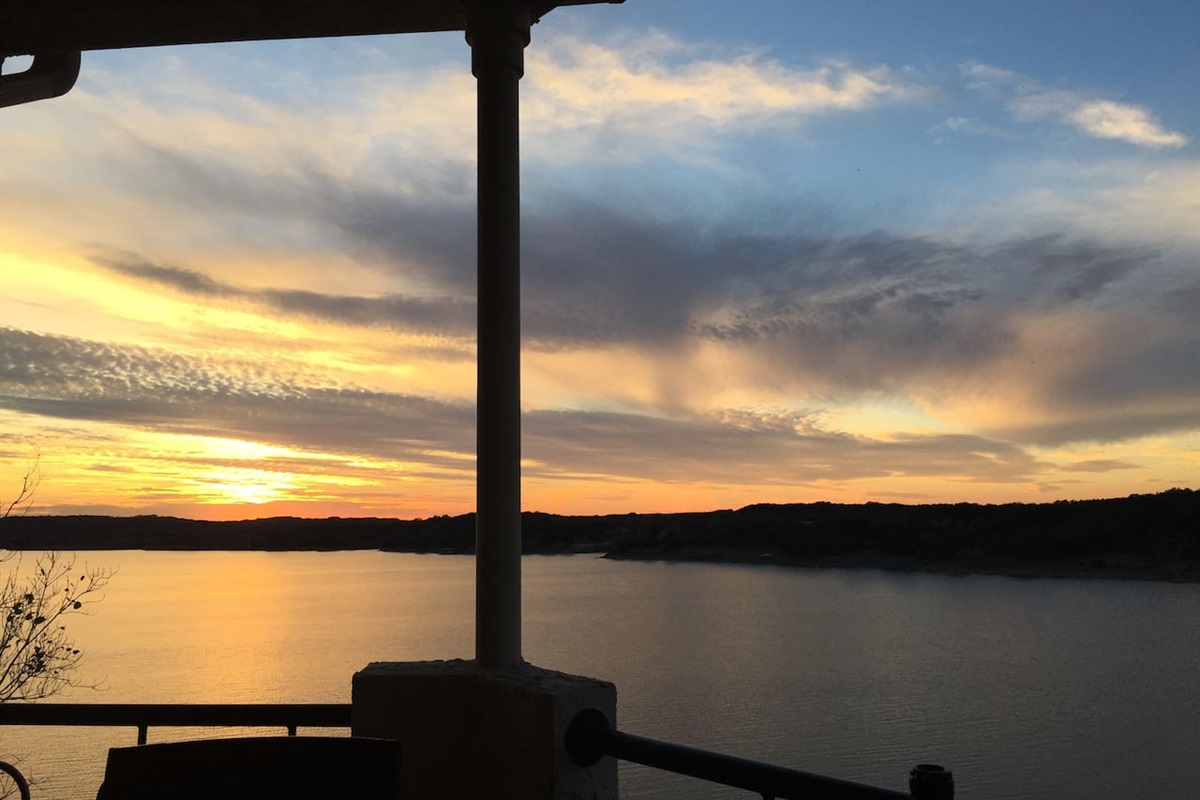 View of Lake Travis from Balcony (South)