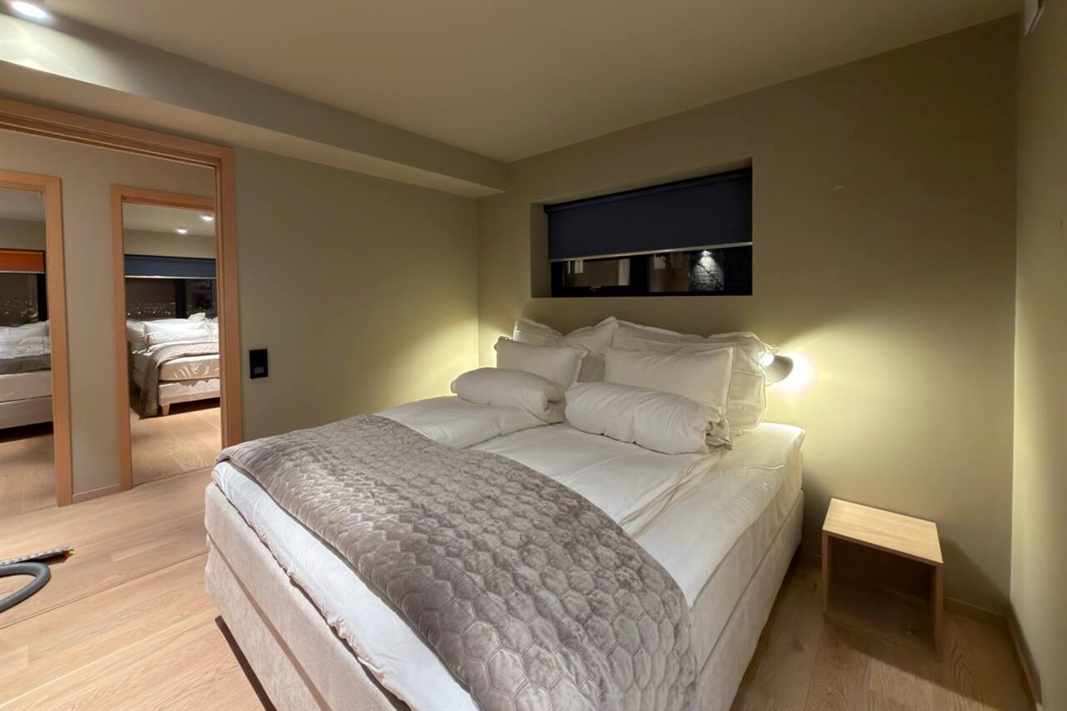 Bedroom with enclosed bathroom