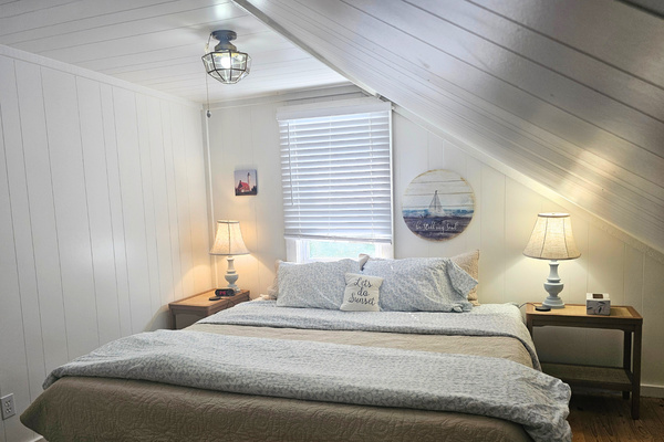 Serene King Bedroom Upstairs