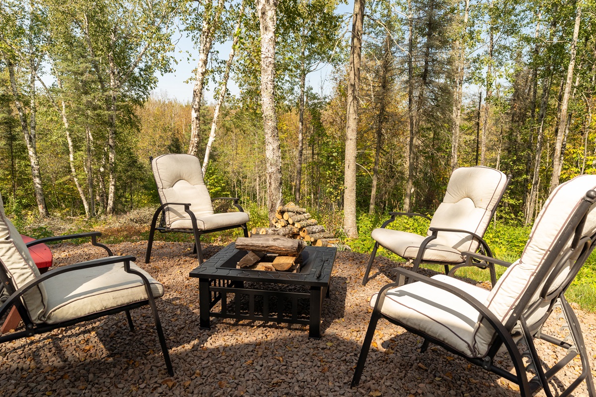 Pine Cabin fire pit