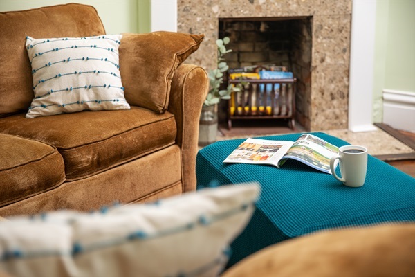 Sit back with a warm coffee and a good book in hand, your perfect quiet moment of calm and comfort.